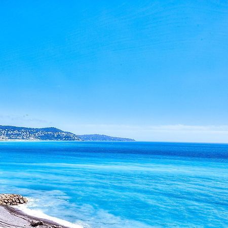 Le Florentina, Dernier Etage Avec Terrasse, Vue Sur La Baie Des Anges Daire Nice Dış mekan fotoğraf